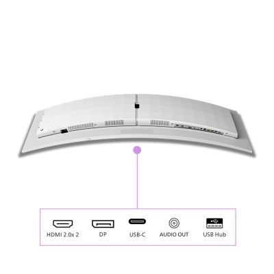 5. Philips Evnia 8000 49M2C8900L/00 Computermonitor 124,2 cm (48,9 Zoll) 5120 x 1440 Pixel Dual QHD QD-OLED Weiß