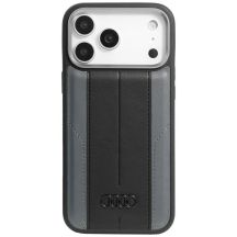 Audi A6 Kunstleder MagSafe Case für iPhone 17 Pro Max - Schwarz