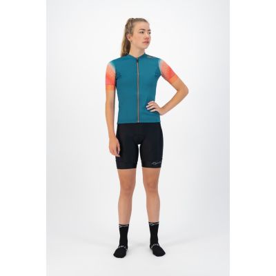 3. Rogelli WAVES Damen-T-Shirt, blau-koralle, Größe L