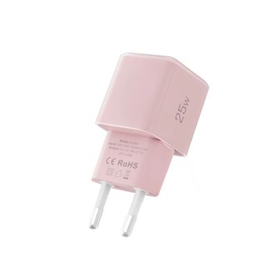 4. Tech-Protect NCM25 USB-C PD 25W Wandladegerät - Rosa