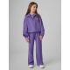 6. Lockerer Sport-Sweatshirt für Mädchen ohne Kapuze 4F 4FJRSS26TSWSF3057-51S