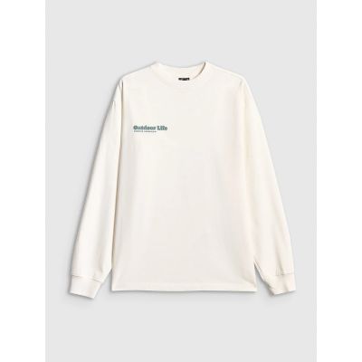 8. Damen Langarmshirt mit Print, regulär, Größe 4F 4FRSS26TSWSF2834-11S