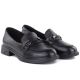 3. Schwarze Damen-Brogues aus Leder, Vinceza 39991