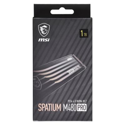 3. MSI SPATIUM M480 Pro 1 TB PCIe 4.0 NVMe M.2 2280 SSD