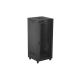 2. Lanberg 19" 37U 800X800 schwarzer Stand-Rackschrank mit perforierten Türen (Flat Pack)