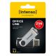9. Intenso USB 256 GB OFFICE LINE 3.2 Gen1 Silber-Schwarz USB-Stick USB Typ-A 3.2 Gen 1 (3.1 Gen 1) Schwarz, Silber