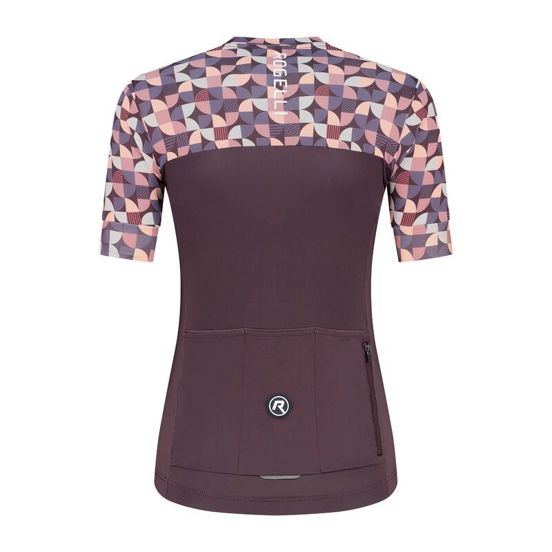 2. Rogelli T-Shirt ESSENTIAL GRAPHIC bordeauxrot-koralle M