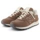 16. New Balance WL574 Lifestyle braune Damen-Sneaker (WL574RTS)