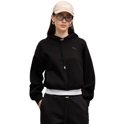 Puma Her Relaxed Hoodie Damen Schwarz 694027 01