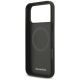 7. Mercedes Leather Large Laurel Leave MagSafe Case für iPhone 17 Pro Max – Schwarz und Grau