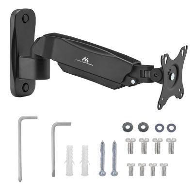 3. MACLEAN Wandhalterung für Monitore 17-32 Zoll, max. 9 kg, mechanische Federung MC-979