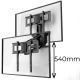 28. MACLEAN Elektrische TV-Halterung über dem Kamin 37"-70" 35 kg mit Fernbedienung MC-891