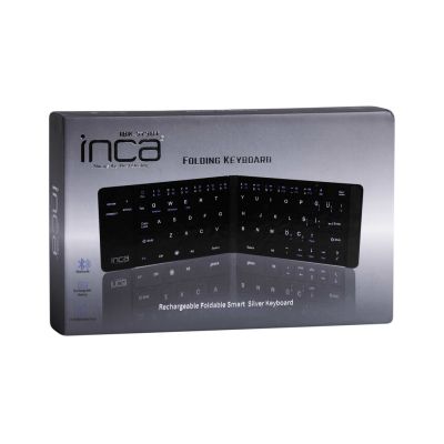 8. Inca IBK-579BT Bluetooth-Tastatur Home Metallic Silber