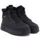 4. Schwarze Big Star Plateau-Schneestiefel für Damen UU274167