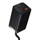 7. Baseus GaN3 Pro Schnellladegerät GaN 2 x USB Typ C / 2 x USB 65W PD, QC4.0+, AFC, PPS + Kabel USB Typ C - USB Typ C 1m schwarz (CCGP040101)