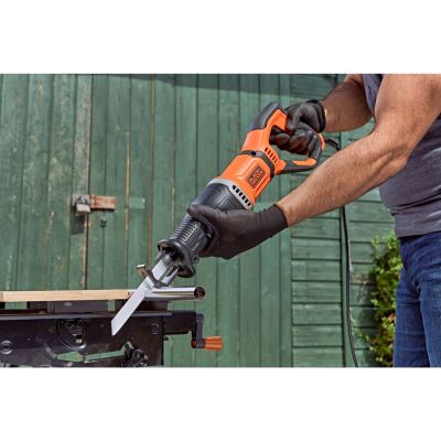 6. Black&Decker BES301-QS Säbelsäge 2800 Hübe/min 750 W (1798340) Schwarz, Orange