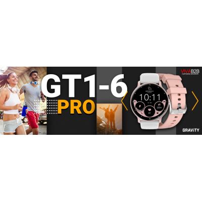9. Gravity GT1-6 PRO Smartwatch
