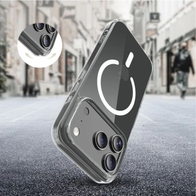 4. Tech-Protect FlexAir Hybrid MagSafe Case für iPhone 17 Pro Max – Transparent