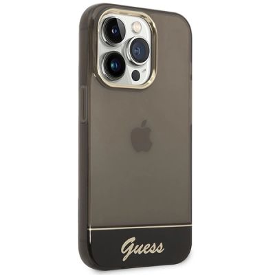 4. Guess GUHCP14LHGCOK iPhone 14 Pro 6.1 "schwarz / schwarz Hardcase Durchscheinend