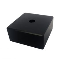 SCHWARZER FIGUR-PODESTEL