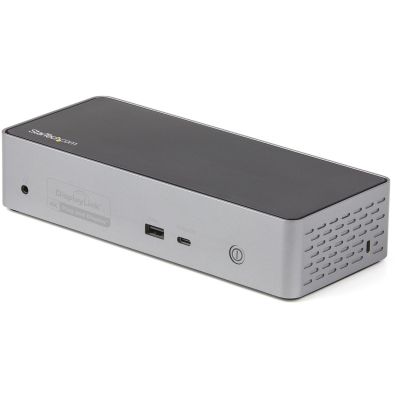 8. StarTech.com DK31C4DPPDUE Kabelgebundene Dockingstation USB 3.2 Gen 2 (3.1 Gen 2) Typ-C Schwarz, Grau