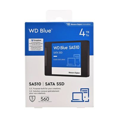 4. WD Blue 4 TB 2,5" SATA SSD WDS400T3B0A
