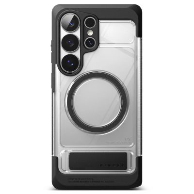 3. Ringke UX Magnetische MagSafe-Hülle für Samsung Galaxy S26 Ultra – Transparent Schwarz