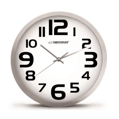4. ESPERANZA Wanduhr Zürich Weiß EHC013W
