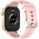 8. Smartwatch Gravity GT15-7 mit pinkfarbenem Silikonarmband und goldenem Armband