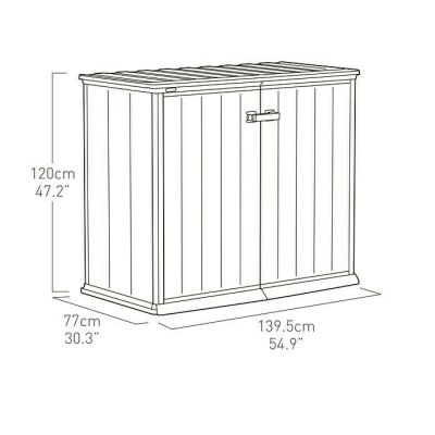KETER 230455 Gartenschränke (grau)