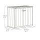 KETER 230455 Gartenschränke (grau)