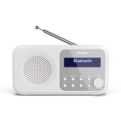 Sharp DR-P420 DR-P420WHP Tragbares Radio Weiß