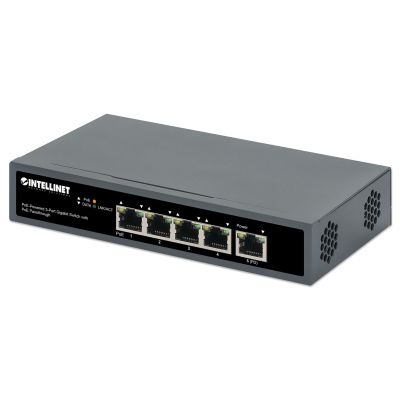 INTELLINET-SCHALTGERÄT GIGABIT 5X POE-PASSTHROUGH
