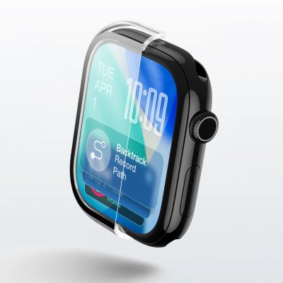 9. AmazingThing Radix Displayschutzfolie aus Glas mit Hülle für Apple Watch Series 11 42 mm – Transparent