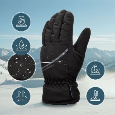 19. Meteor Hiemis Winterhandschuhe M schwarz