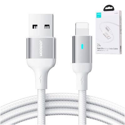 5. Joyroom Extraordinary Series A10 USB-A / Lightning 2,4A-Kabel 1,2 m - Weiß