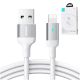 5. Joyroom Extraordinary Series A10 USB-A / Lightning 2,4A-Kabel 1,2 m - Weiß