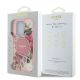 8. Guess IML Flower & Tonal Circle MagSafe Hülle für iPhone 16 Pro Max – pink