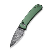 CIVIVI Qubit Damast Aluminium Grün C22030E-DS1 Messer