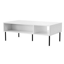 PALAZZO BIS Tisch/Bank 110x60x40 weiß matt