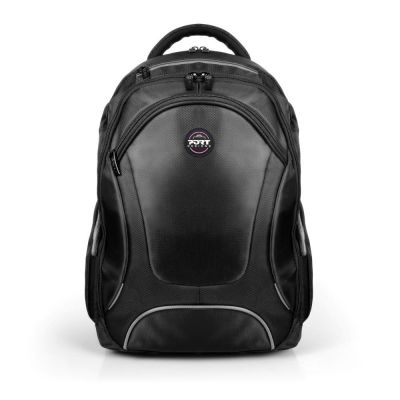 Port Designs Courchevel Rucksack, schwarzer Nylon-Wanderrucksack