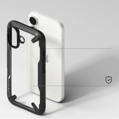 4. Ringke Fusion X Hülle für iPhone 17 - Schwarz