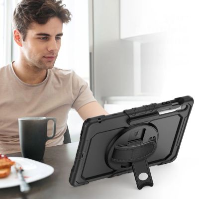 7. Tech-Protect Solid Case für Samsung Galaxy Tab S10 FE+ - Schwarz