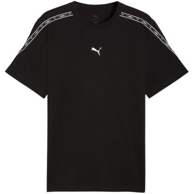 2. Puma Tape T-Shirt für Herren, schwarz, 691693 01