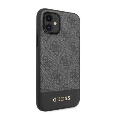 5. Guess 4G Stripe Collection Hülle für iPhone 11 6.1" / Xr - Grau