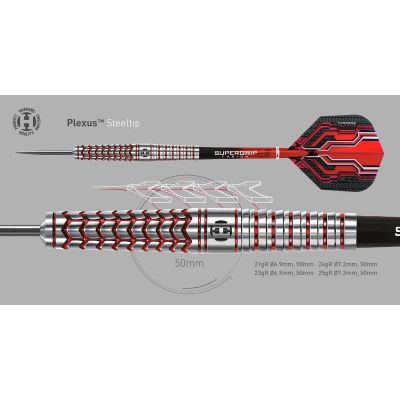 12. Harrows Plexus 90 % Steeltip-Dartpfeile HS-TNK-000013335