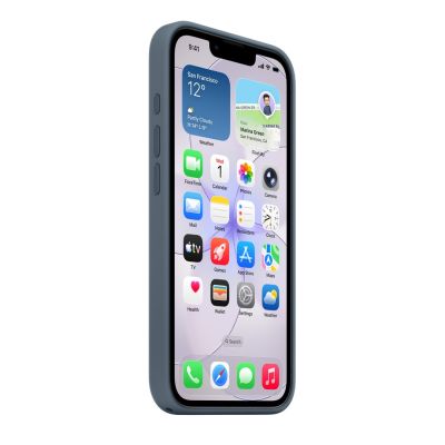 4. Apple MHWE4ZM/A Hülle für 15,5 cm (6,1") Mobiltelefone, Blau
