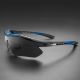 4. Rockbros 10007 Polarisierte Fahrradbrille - Schwarz und Blau