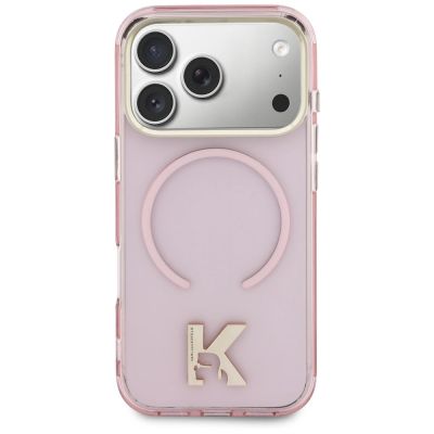3. Karl Lagerfeld IML K Head Hülle für iPhone 18 Pro Max / 17 Pro Max – Pink
