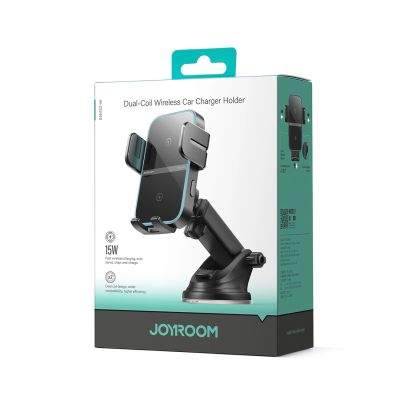 2. Joyroom JR-ZS246 S induktive Ladehalterung für Armaturenbrett - schwarz